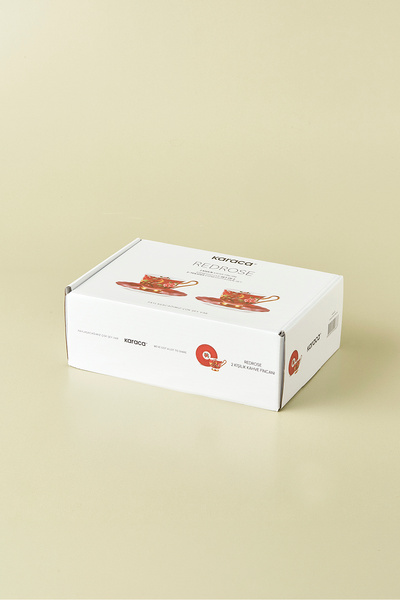 Karaca Redrose 2 Kişilik Kahve Fincan Takımı 90 ml
