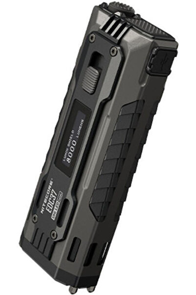 Nitecore Φακός LED με Μέγιστη Φωτεινότητα 8000lm EDC37 Μαύρο Κωδικός: 9110101476