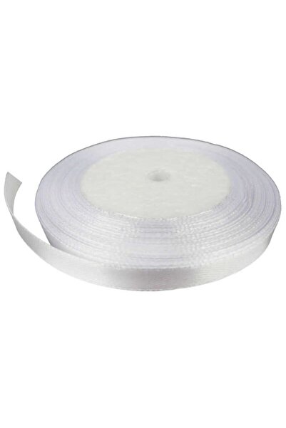 Nikah Şekeri Market Satin Ribbon White 6mm 22.5 Meters