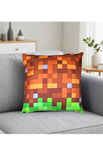 Generic Gaming Pixel Art Cushion Throw Pillow – Soft Square Decorative Pillow...