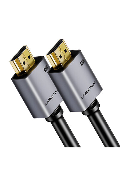 Cabletime καλώδιο HDMI 2.0 CT-PHE2G, 4K/60Hz, 1m, μαύρο