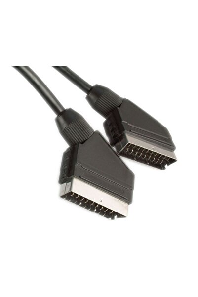 POWERTECH καλώδιο Scart 21pin σε Scart 21pin CAB-S003, 3m, μαύρο