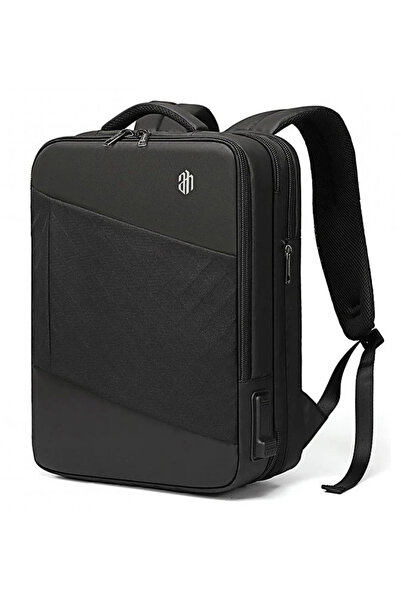 Arctic Hunter τσάντα πλάτης B00345 με θήκη laptop 15.6", USB, 19-32L, μαύρη