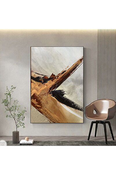lawhat The Warm Cross-Hatch Pattern Visually Blends Shades of Beige, Brown, a...