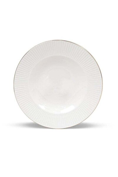 Danube Home Royal Orchid Soup Plate 22cm Bone China Embossed Plate