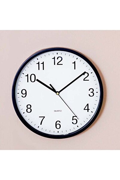 Danube Home Cambridge Elle White Wall Clock Elegant Modern Design Minimalist ...