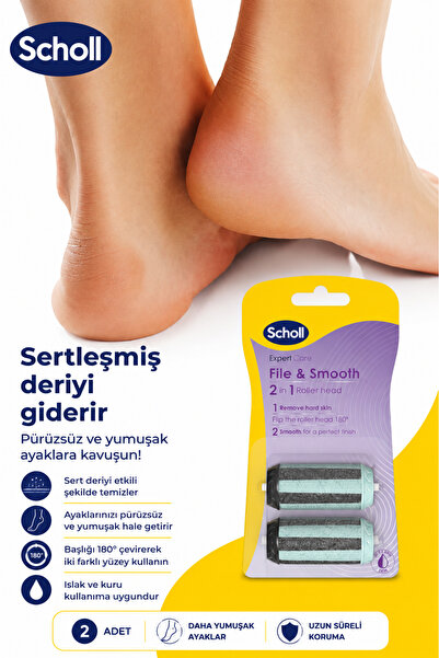 Scholl Expert Care File & Smooth 2'si 1 Arada Elektrikli Topuk Törpüsü Yedek ...