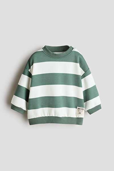 H&M Baskılı Sweatshirt