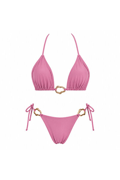 EDLİNGERİE L’Or Noir Collection – Fleur Rose Gül Kurusu Bikini Takımı
