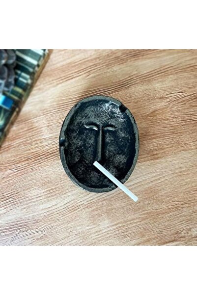 Yıldızan Adn Shop Silent Letter Decorative Ashtray |   Anthracite Color |   C...