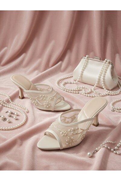 Kemal Aygün Women's Evening Dress Heeled Slippers