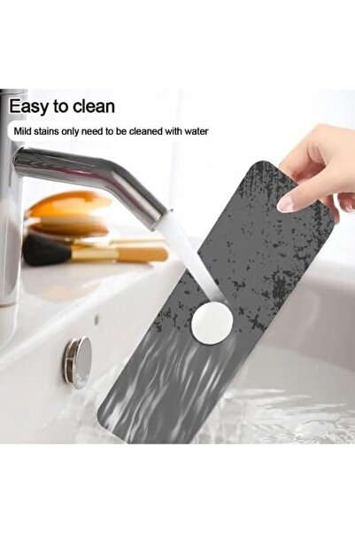 Yıldızan Edl Shop Water Absorbing Sink Edge Mat – Non-Slip Kitchen Countertop...