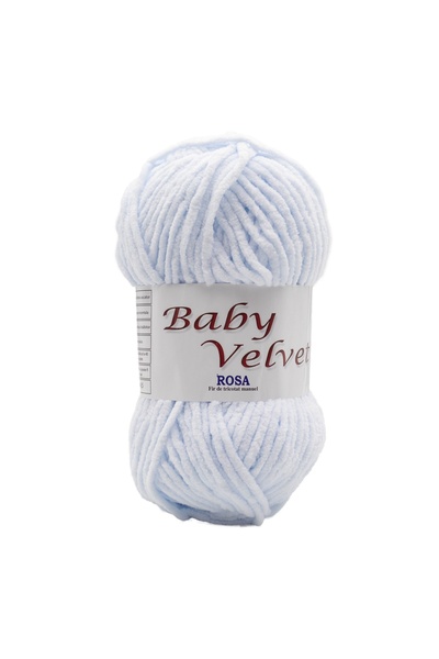ROSA Pachet fir tricotat catifelat Baby Velvet 1014, 5 bobine, micropoliester...