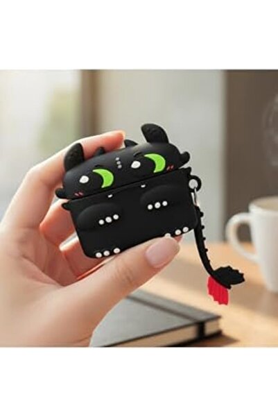 Yıldızan Edl Shop Caseonn Case with Character Figures Toothless Black Compati...