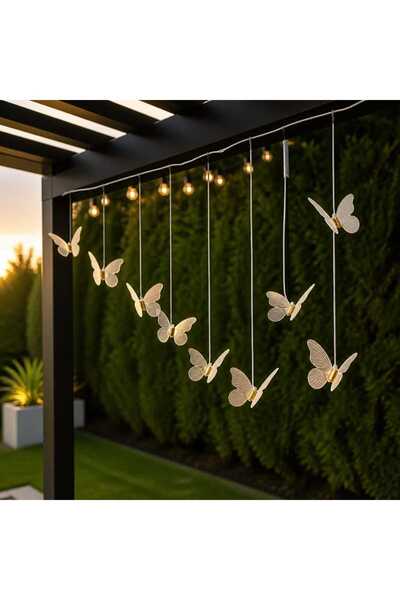 decotoys Lampa decorativă cu led 10 Fluturi