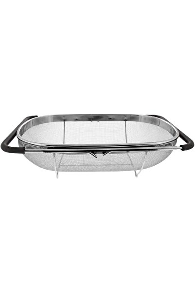 The Bros Over the Sink Colander Strainer Basket Stainless Steel, For Kitchen ...
