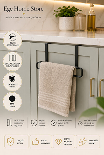 EGE HOME STORE Havluluk peçetelik askısı banyo mutfak düzenleyici kagıt rulo ...