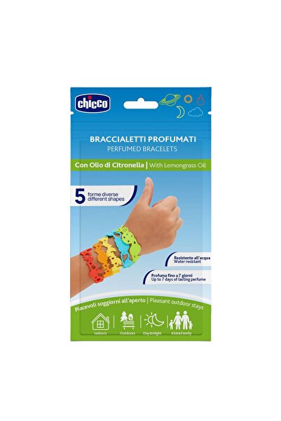 Chicco NaturalZ Brățări din silicon cu citronella, 3 ani+