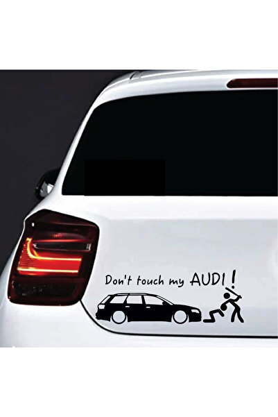 Amo-Stickers Sticker Audi Don’t touch 30cm Rosu