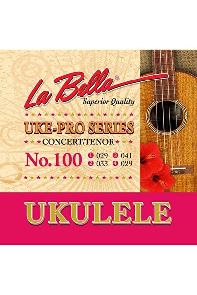 La Bella Strings La Bella 100 Concert-Tenor Ukulele String Set |   Wire Thick...