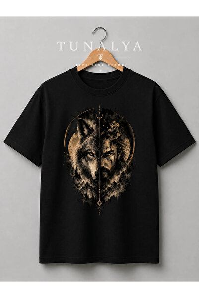 Grafftee Clothing TUNALYA Güçlü Bozkurt Özel Tasarımlı Premium Baskılı Unisex...
