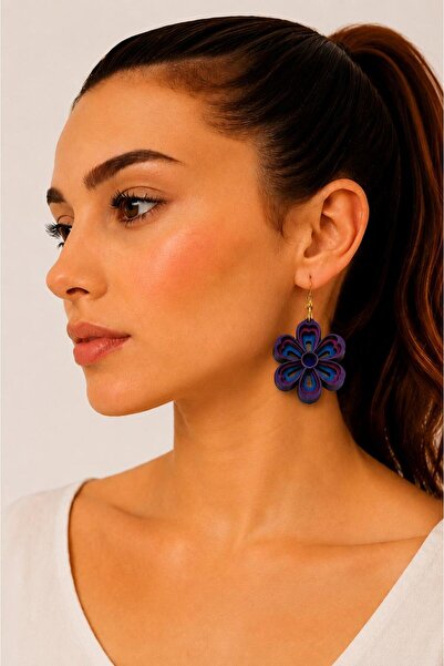 ROKH Women's Design Natural Handmade Wooden Authentic Earrings