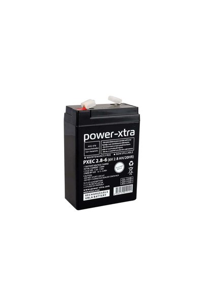 MİKROGATE Power-Xtra EcoLead - PXEC2.8-6 - 6V 2.8 Ah Kuru Akü F1