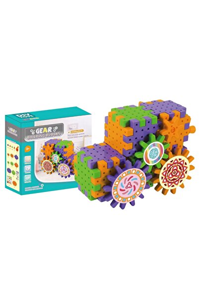 ToyMarkt Τουβλάκια Γρανάζια Φορτηγό 70 τεμάχια. 3+ Χρόνια 19x19x9εκ 95458