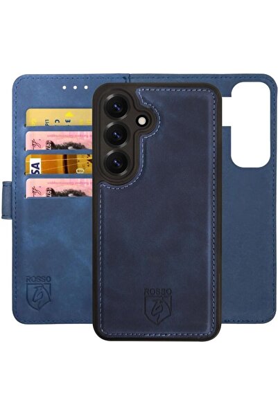 ROSSO Θήκη Samsung Galaxy S25 Plus Element 2 in 1 PU Πορτοφόλι - Blue