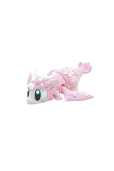 Eva Prints Set Mini Dragon Flori de Cires, figurina articulata printata 3D in...