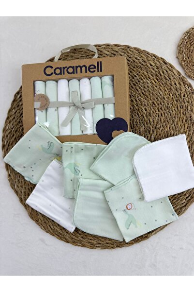ByBest Beauty Caramell 7-Pack Mouth Wipes 100% Cotton Baby Wipes - Lamb Patte...