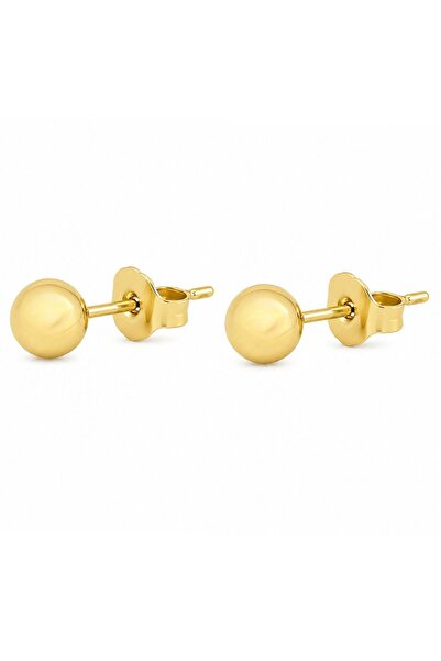 Bijuteria SORELLY Cercei placați cu aur de 14k, mărgele de 5mm