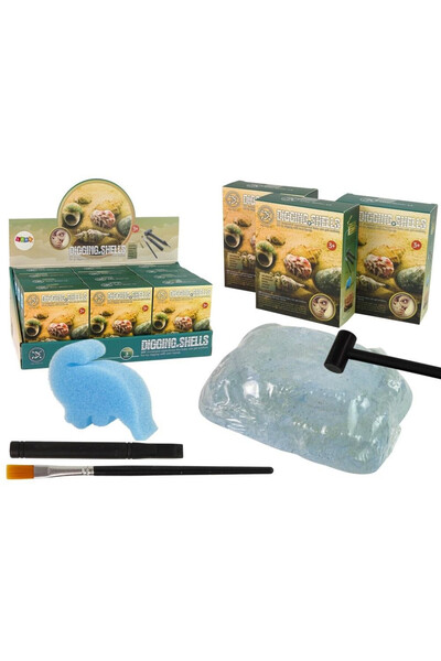 LeanToys Set educational / kit arheologic Digging Shells, cu unelte incluse (...