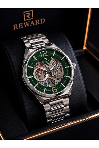 Reward Automatic Luxury Series Men's Watch Steel Cord 5 Atm Water Resistant 2...