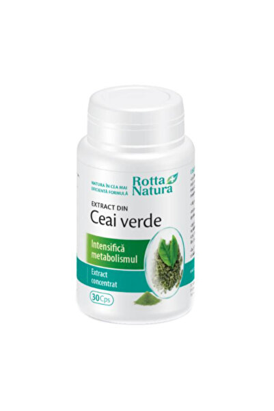 Rotta Natura Extract din Ceai Verde Rotta Natura, 30 capsule