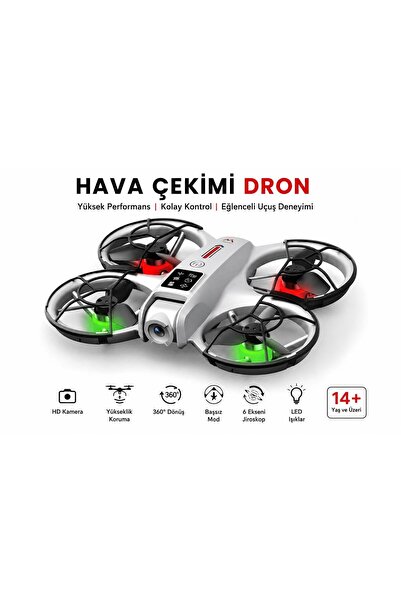 ATLT ATLANTİS M2 DRON HAVA AERİAL DRONE 1080P FULL HD YÜKSEKLİK KORUMA 360° D...