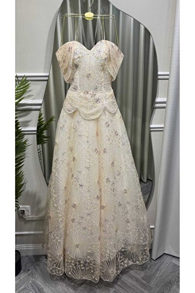 SAMEERAH STYLE Evening & Prom Dress - Cream - A-line
