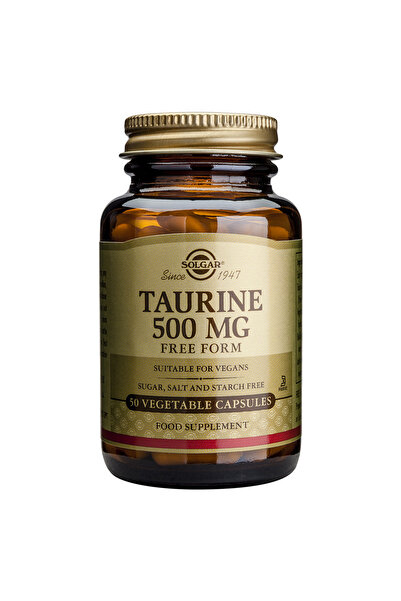 Solgar Ταυρίνη 500 mg 50 Κάψουλες