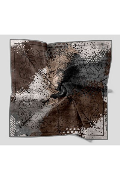 Levidor Antique Line Ethnic Tile Sparkling Crystal Scarf