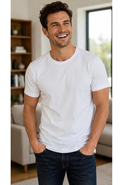 JABBER Lycra Basic Single Jersey T-Shirt