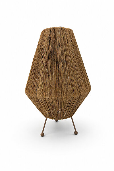 NATUREL DEKOR Natural Jute Table and Floor Lamp 52 cm - Bohemian, Scandinavia...
