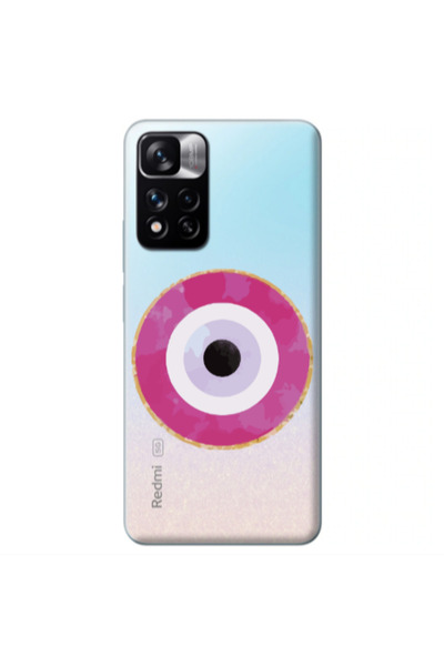 Other Xiaomi Redmi Note 11 Pro 5G Evil eye bead 2 Transparent Silicone TPU Θήκη