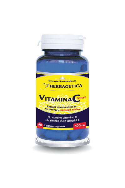 herbagetica Vitamina C Forte 400mg 60cps