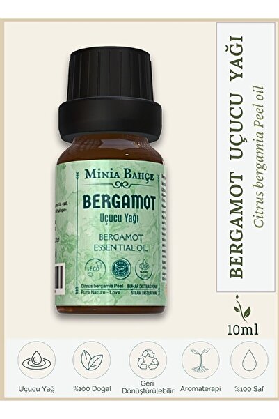 minia bahçe Bergamot Essential Oil, 100% Pure and Natural. 10ml