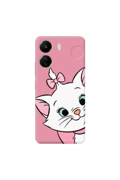 Other Xiaomi Redmi 13C I am here Pink Colored Silicone TPU Θήκη
