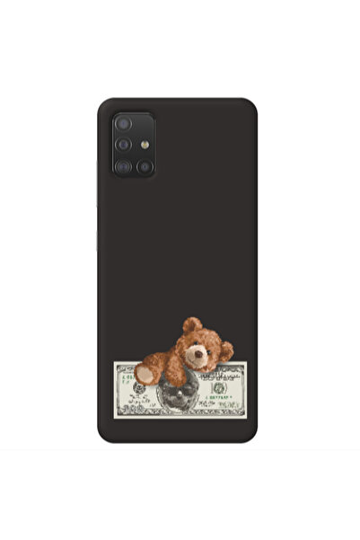 Other Samsung M31S Money Style Black Colored Silicone TPU Θήκη