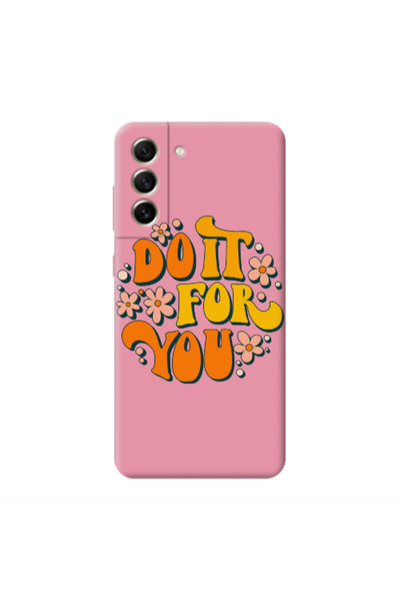 Other Samsung S22 Do it For You Pink Colored Silicone TPU Θήκη