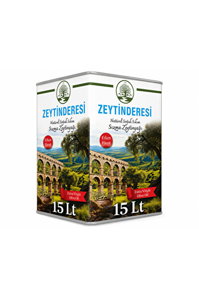 naturaly 15 Lt Zeytin Deresi Natürel Sızma Soğuk Sıkım Zeytinyağı 3x5