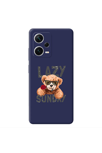 Other Xiaomi Poco X5 Lazy sunday Dark blue Colored Silicone TPU Θήκη