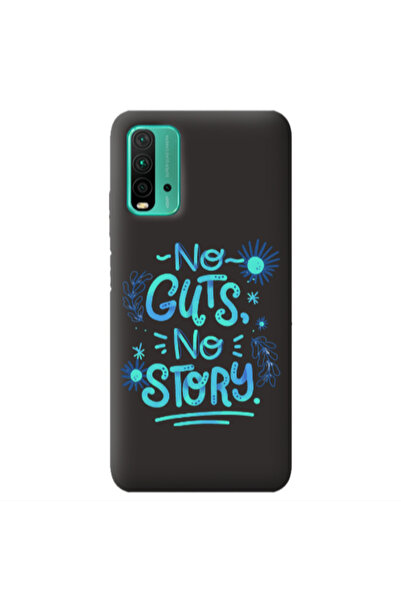 Other Xiaomi Poco M3 No guts no story Black Colored Silicone TPU Θήκη